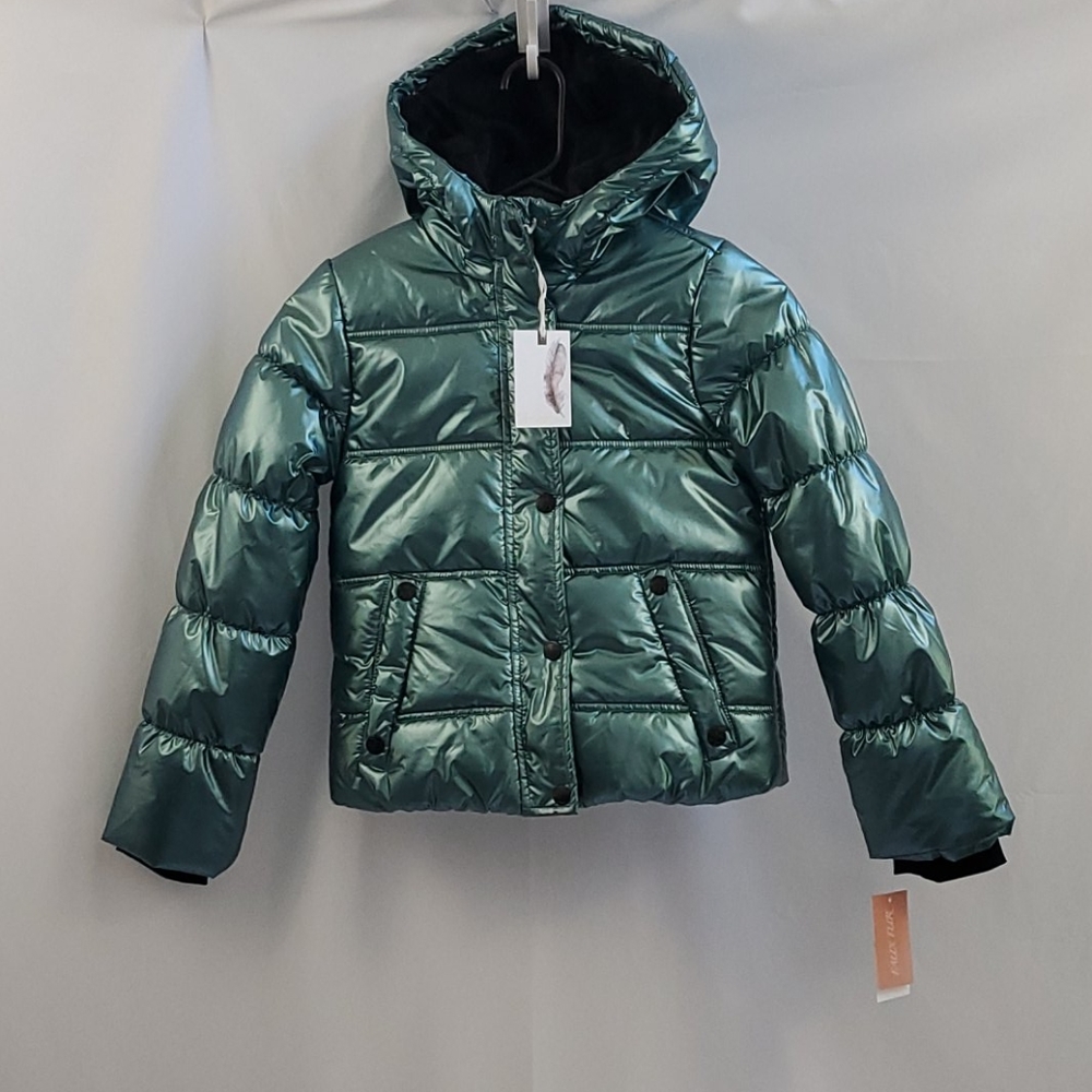 Metallic Puffer Jacket